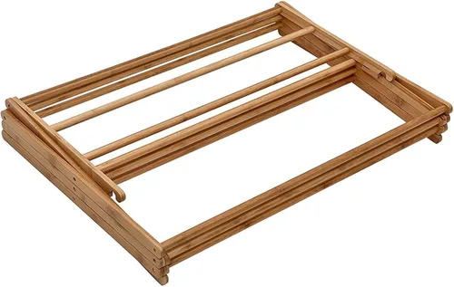 Miniatura 7 de TOMYEUS Tendedero de ropa para el suelo, tendedero de ropa para caballos, toallas, estante plegable para secadora de ropa, organizador