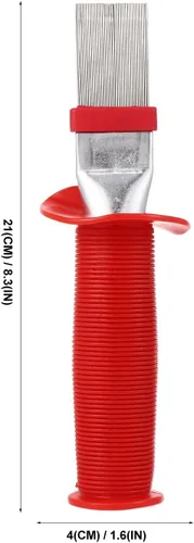 Miniatura 2 de Veemoon Peine de aleta de aire acondicionado, cepillo de bobina de evaporador, condensador de limpieza de cepillo de bobina de CA para la mayoría