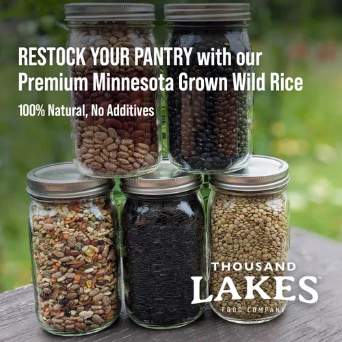 Miniatura 9 de Thousand Lakes Arroz silvestre cultivado en Minnesota - 15 onzas 100% arroz salvaje Todo natural