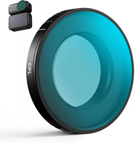 Miniatura 11 de Haoge Filtro de difusión negra de 1/4 para DJI Osmo Nano, filtro de lente de niebla cinematográfica de ensueño, filtro de vidrio óptico HD
