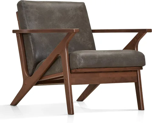 Miniatura 9 de Zola Mid Century Modern Accent Chair Arm Chair: la lectura perfecta, sala de estar y sillas de dormitorio para uso moderno de muebles domésticos