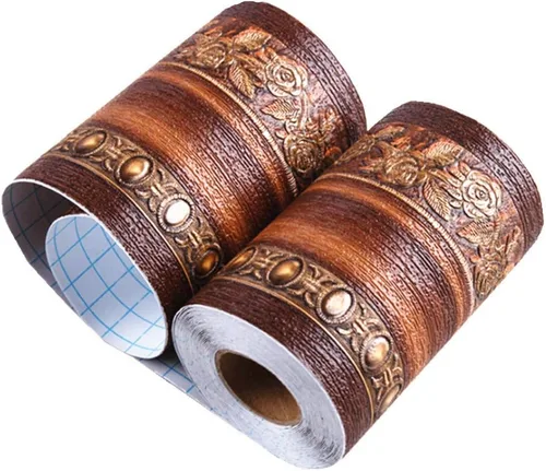 Miniatura 2 de Papel pintado decorativo 3D con diseño floral, impermeable, para despegar y pegar para baño, cocina, mostrador, azulejos, pegatina, 4 pulgadas por