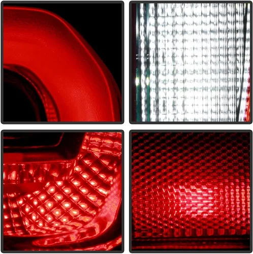 Miniatura 7 de KEEKPO - Para [tipo LED de fábrica] 2019-2023 GMC Sierra 1500 Luz trasera LED completa reemplazo de la lámpara de freno lado del pasajero Rojo