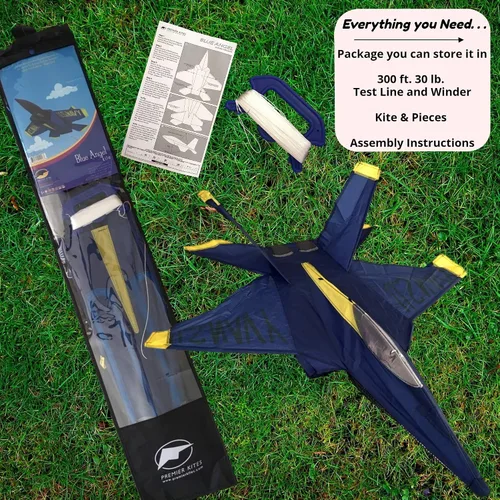 Miniatura 5 de Premier Kites Plano Ángel Azul 3D