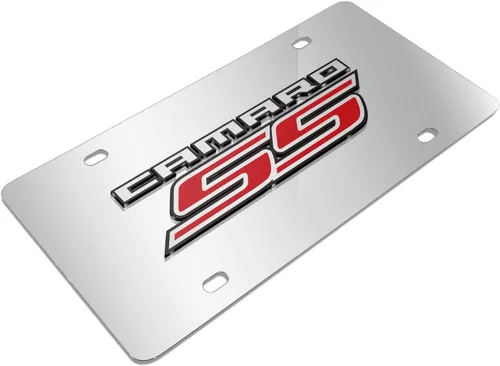Miniatura 2 de iPick Image Para Chevrolet Camaro SS 2010 Espejo Cromo Placa de Metal