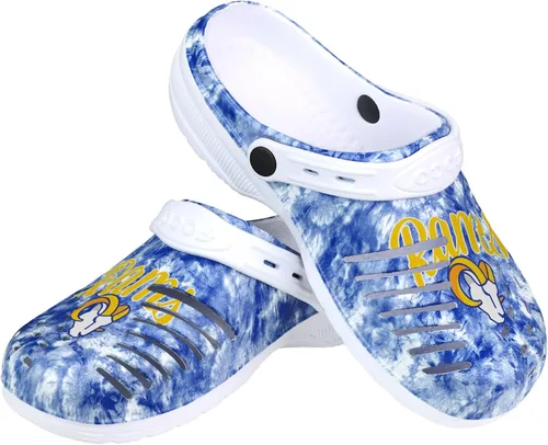 Miniatura 26 de FOCO NFL Womens NFL Team Logo Cloudie Garden Water Sandals Shoes Slipper Clogs with Strap