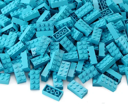 Miniatura 32 de Ladrillos de 2 x 4, lima, 320 piezas partes de color verde amarillento, kit de construcción clásico, conjunto de juego creativo, bloques de juguete