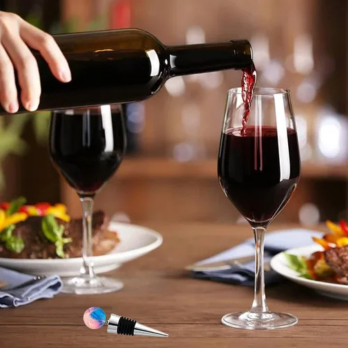 Miniatura 5 de Tapones de vino, tapón para botella de vino, tapón de champán ecológico, tapones de vino de silicona de aleación de zinc reutilizables