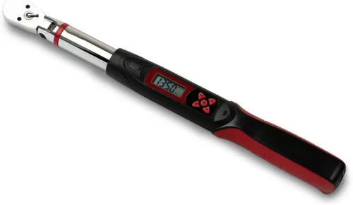 Miniatura 10 de Llave dinamométrica digital de 1/2 pulgada Tapha Tools, rango de torque 7.4-147.5 ft-lb (10-200 N-m), precisión ±2%, notificación LED y timbre