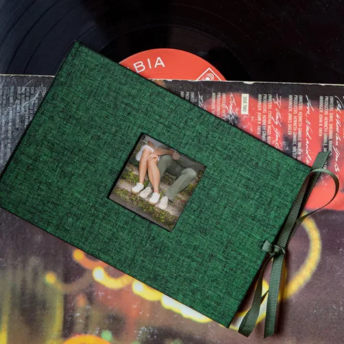 Miniatura 6 de Álbum de fotos pequeño Kolo Noci de 4x6, con capacidad para 24 fotos, ideal para bodas y libros de bebé, dorado