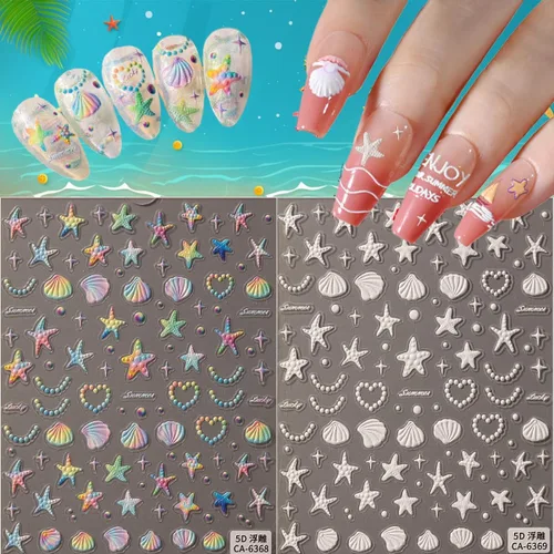 Miniatura 9 de Calcomanías de arte de uñas con nudo de lazo, diseños de lazo 5D, calcomanías autoadhesivas para uñas, bonitos diseños de arte de uñas, lazos Notas