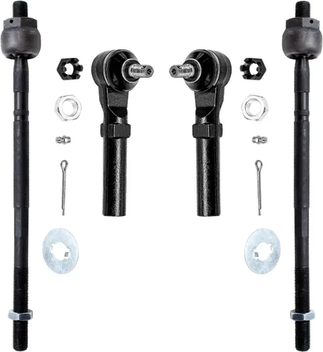 Miniatura 69 de Detroit Axle - 4 barras de acoplamiento delanteras para Kia Forte Koup 14-17, 14-18 Forte Forte5, 4 extremos de barra de acoplamiento exteriores e