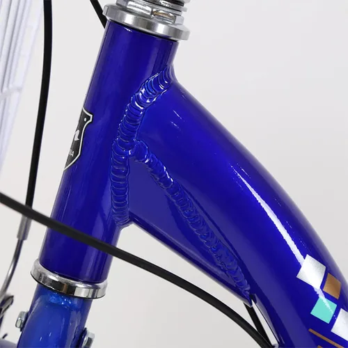 Miniatura 4 de Triciclo para adultos de 24 pulgadas, bicicleta de tres ruedas de 7 velocidades con cesta grande, bicicletas cómodas para recreación, compras