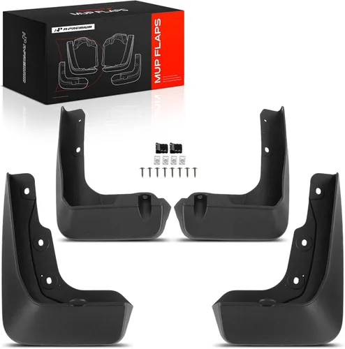 A-Premium Juego de 4 protectores contra salpicaduras con kit de herramientas compatibles con BMW X1 sDrive18i/xDrive28i 2023-2024, X1