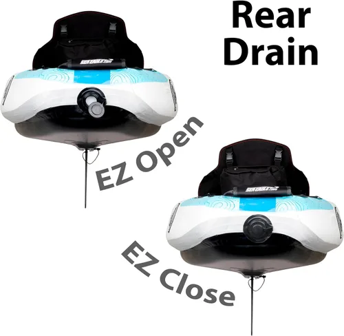 Miniatura 7 de Sea Eagle EZLITE 10 ultraligero, todo tejido, punto caído, rígido, alto rendimiento, fácil instalación, kayak inflable individual de 10 pies