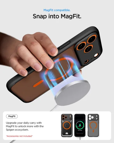 Miniatura 248 de Spigen Funda para iPhone 13 Mini, ultra híbrida MagFit [antiamarilleo] [compatible con Magsafe] - Transparente
