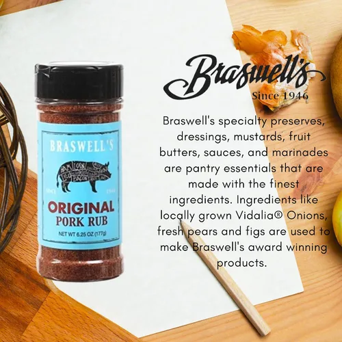 Miniatura 5 de Braswell's Rub de cerdo original - 6.25 onzas