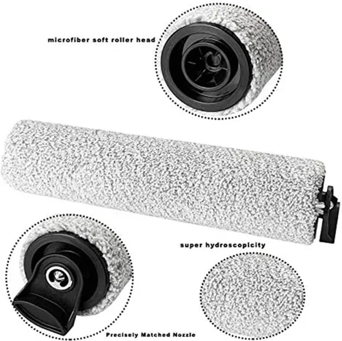 Miniatura 4 de Aspiradora para suelos húmedos y secos, cepillo de rodillo de filtro HEPA, compatible con Tineco Floor One S3, compatible con fregona IFloor 3
