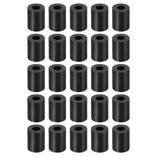 Miniatura 9 de YOKIVE 300 Pcs Black Round Spacer, Not Threaded Washers with High Insulation Effect, Keep Height Consistent, Great for M3 Screws (ABS, 3.2mmx7mmx2mm)