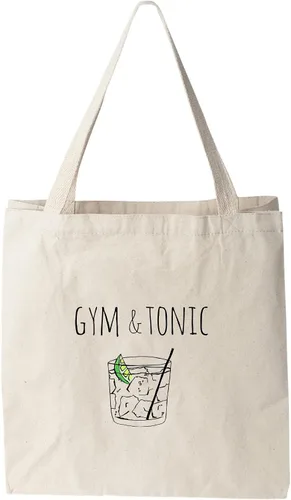 Miniatura 31 de Moonlight Makers 100% Cotton Canvas, Natural Tote Bag, Full-Color Tote, Funny Design - Beverage