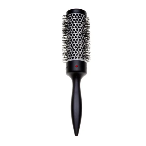 Miniatura 9 de Denman Thermo Ceramic Hourglass - Cepillo para rizar el cabello, alisar, rizos definidos, volumen y elevación de raíces, color gris