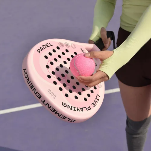 Miniatura 4 de Pelotas de tenis rosas, paquete de 3 unidades, adecuadas para principiantes, entrenamiento, partidos y sesiones de práctica, lata individual (rosa)