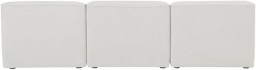 Miniatura 11 de Meridian Furniture 683Cream-S99 Colección Miramar Modern Sofá modular tapizado con textura de lino contemporáneo, crema, 99 pulgadas de ancho x 38