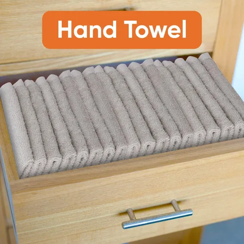 Miniatura 7 de Superio Toallas de rizo de algodón, toallas grises 100% algodón, trapos de limpieza para cuerpo y cara, toallas de spa, multiusos