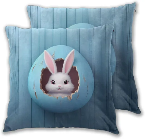 Miniatura 15 de Juego de 2 fundas de almohada cuadradas de Acción de Gracias, hojas de arce otoñales, fundas protectoras para sofá con cremallera oculta, 16 x 16
