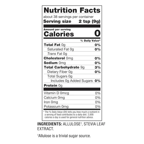 Miniatura 2 de BetterBody Foods Edulcorante de alulosa de 12 onzas, cero calorías, sin OMG y sin gluten, reemplazo de azúcar 1:1 sin regusto, perfecto para hornear