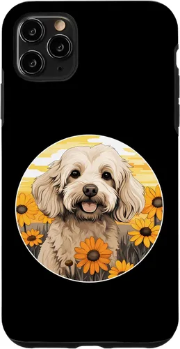 Miniatura 11 de iPhone 15 Cute Cockapoo in Spring Flower Garden Colorful Puppy Dog Case