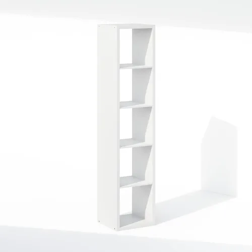 Miniatura 6 de Furinno Organizadores de armario cúbicos y almacenamiento, organizador de armario de 5 cubos, estante abierto para armario, marco extra grueso