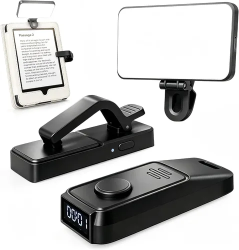 Miniatura 8 de RF - Control remoto de giro de página para accesorios Kindle Paperwhite, iPad, lectura Kobo, Surface, cómics/novelas, tabletas Android, toma de Negro