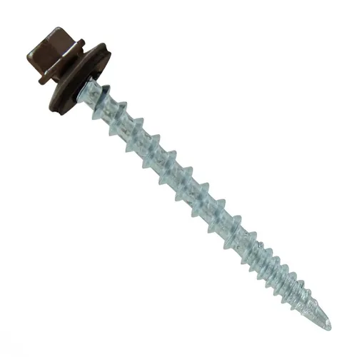 Miniatura 71 de Fasteners Plus ST Fastening Kwikseal Woodbinder Tornillos de Metal a Madera #10 X 1 Burgundy con Arandela de Goma EPDM, 250 Unidades - Diseñados