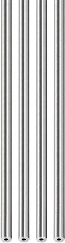 DTGN Tubo de acero inoxidable 304 de 0.118 in x 0.039 in x 9.843 in (ODxWall TxL) - Paquete de 4 - Bueno para equipos de maquinaria - Tubería de