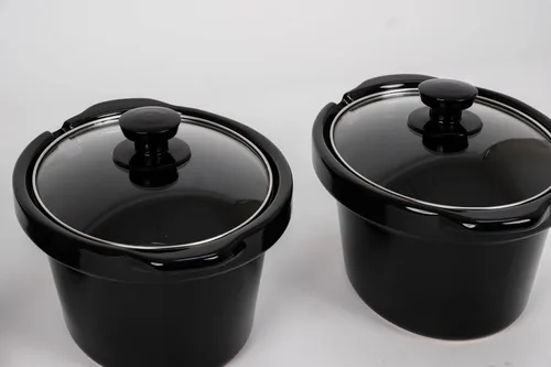 Miniatura 9 de CULINARY CHEF, triple olla de cocción lenta, servidor de buffet de 2.5 cuartos x 3 ollas, calentador de alimentos - Acero inoxidable