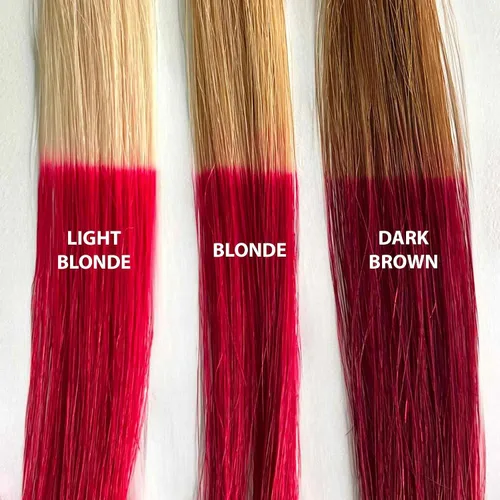 Miniatura 7 de IROIRO Color de cabello semipermanente natural prémium 330 rojo neón (4 onzas)