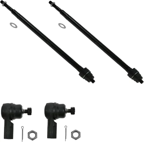 Miniatura 103 de TRQ Juego de barras de acoplamiento delanteras interiores y exteriores de 4 piezas compatible con Jeep Cherokee 1991-2001 y Comanche 91-92