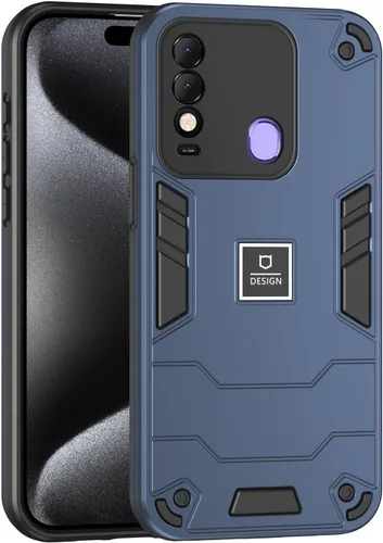 Miniatura 346 de Funda compatible con Huawei Y9 Prime (2019), compatible con Huawei Y9 Prime (2019) 4G STK-L21 2 en 1 [PC duro + TPU], funda de teléfono azul