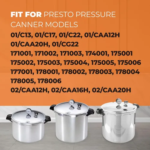 Miniatura 5 de 09905 Anillo de sellado de olla a presión para Presto, junta de repuesto para Presto 01710, 01740,01750,01770,01770,01780 12-22qt olla a presión