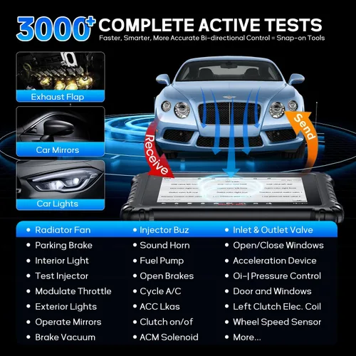 Miniatura 6 de Autel Escáner MaxiSys MS906MAX OBD2, mucho mejor que MS906 Pro, 2026 MS906 MAX hasta MS906S MS906BT MS908, codificación ECU, 3000+ prueba activa