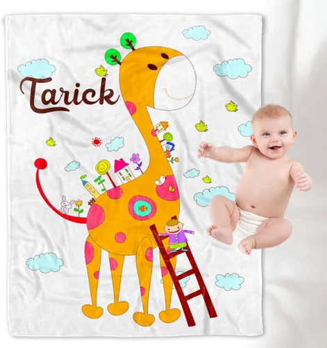 Miniatura 24 de YESCUSTOM Manta de dinosaurio para niños y niñas, manta personalizada de vellón con nombre para decoración de dormitorio de niños, sofá, coches