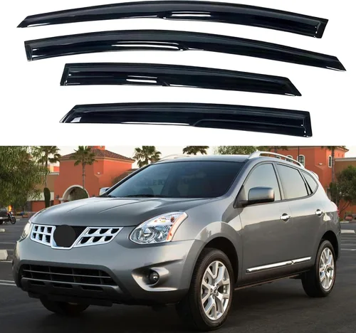 Miniatura 402 de Visor para ventana IG para Hyundai Venue 2020-2023, protector contra la lluvia, adhesivo extra duradero, deflector de viento para lado