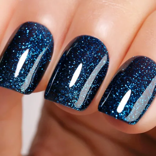 Miniatura 14 de Esmalte de Uñas en Gel con Purpurina, Esmalte de Uñas en Gel con Purpurina Rojo Sangre Brillante con Destellos, Esmalte de Uñas en Gel con Purpurina
