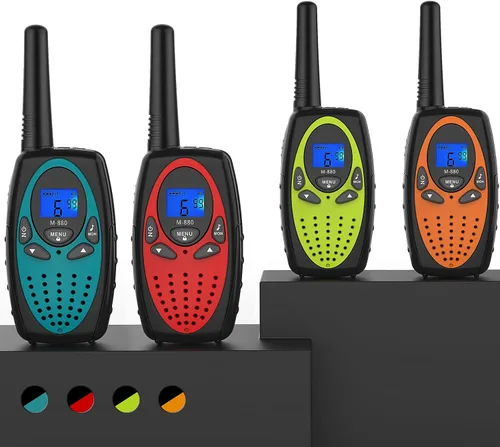 Topsung Walkie Talkies de largo alcance, radio bidireccional M880 para adultos con pantalla LCD/Wakie-Talkies de resistencia con cancelación de