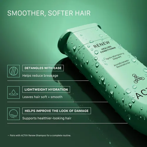 Miniatura 2 de ACTIIV Acondicionador Renew Healing (unisex) Mejora la apariencia del cabello, hidrata y fortalece el cabello, cura el cabello dañado