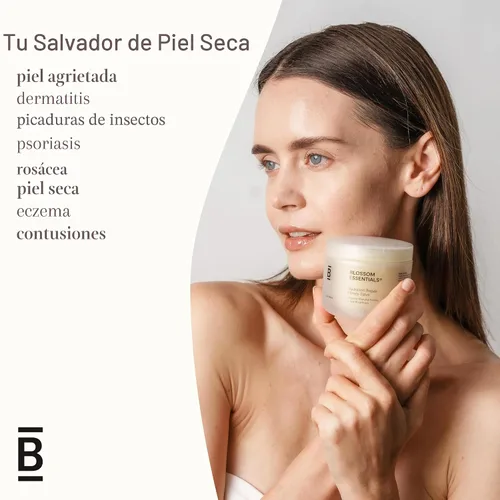 Miniatura 3 de Blossom Essentials Crema de miel, reparación de hidratación para piel seca y con picazón, alivio de eccema y psoriasis para pieles sensibles, miel