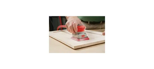 Miniatura 6 de 3M™ Lijadora orbital sin vacío 20331, 3 in x 4 in, 1/8 in Orbita, 10,000 OPM máximo, 1 ea/caja