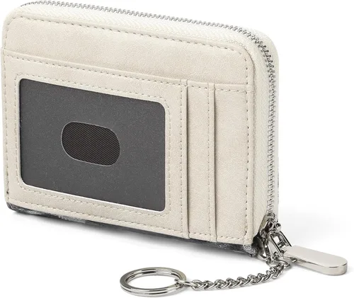 Miniatura 23 de SENDEFN Cartera de cuero para mujer, con bloqueo RFID, pequeñas carteras compactas, titular de la tarjeta de crédito con ventana de identificación