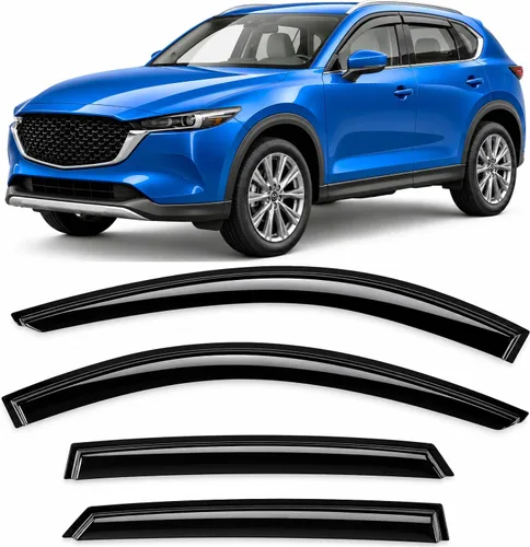 Miniatura 43 de 2016-2021 Protectores de Lluvia Adhesivos para Honda Civic Sedan, Deflectores de Visera Lateral EX EX-L LX Sport Touring, Sombras de Ventilación